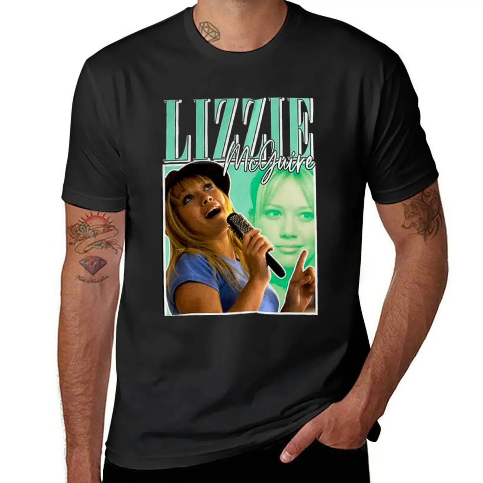 Lizzie McGuire T-Shirt for a boy plus sizes Aesthetic clothing anime clothes mens t shirts casual stylish