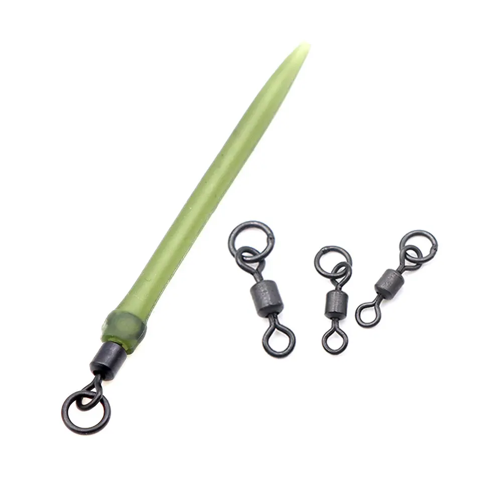 20 Stück Karpfenangeln Wirbel Runde Ring Hair Rig Wirbel UK20 # Für Karpfenhaken Pop Up Bait Boilie Connector Fischzubehör Tackle – Detail 4
