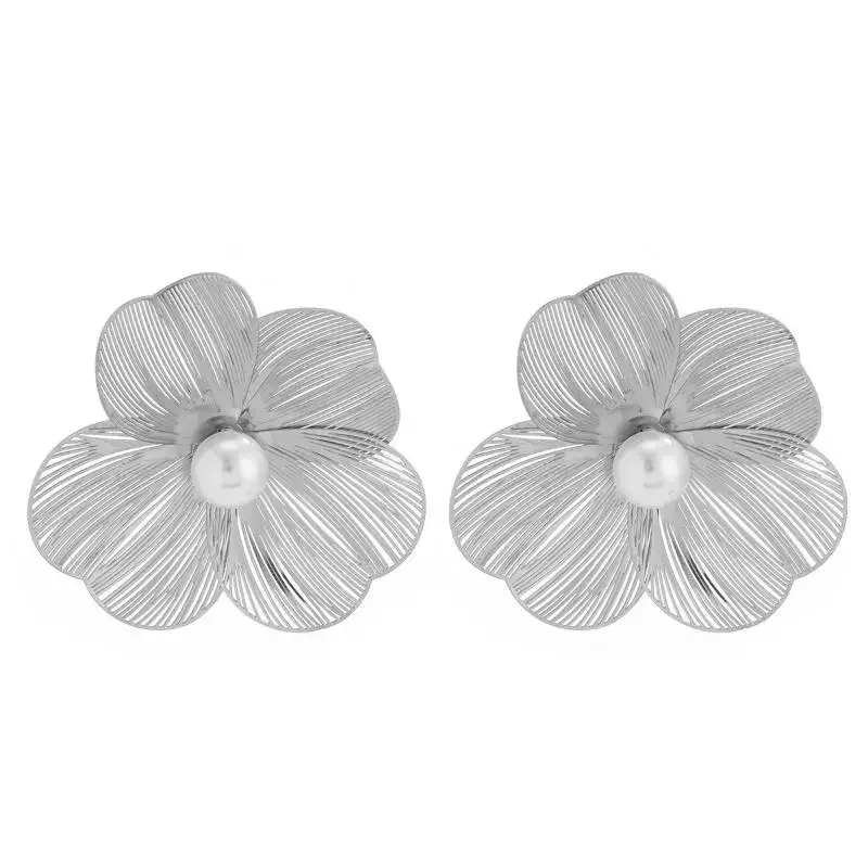 رومانسية البتلة زهرة الأقراط الطويلة المعلقة للنساء العصرية أنيقة شرابة ثقب انخفاض الأقراط مجوهرات الحفلات هدية #3