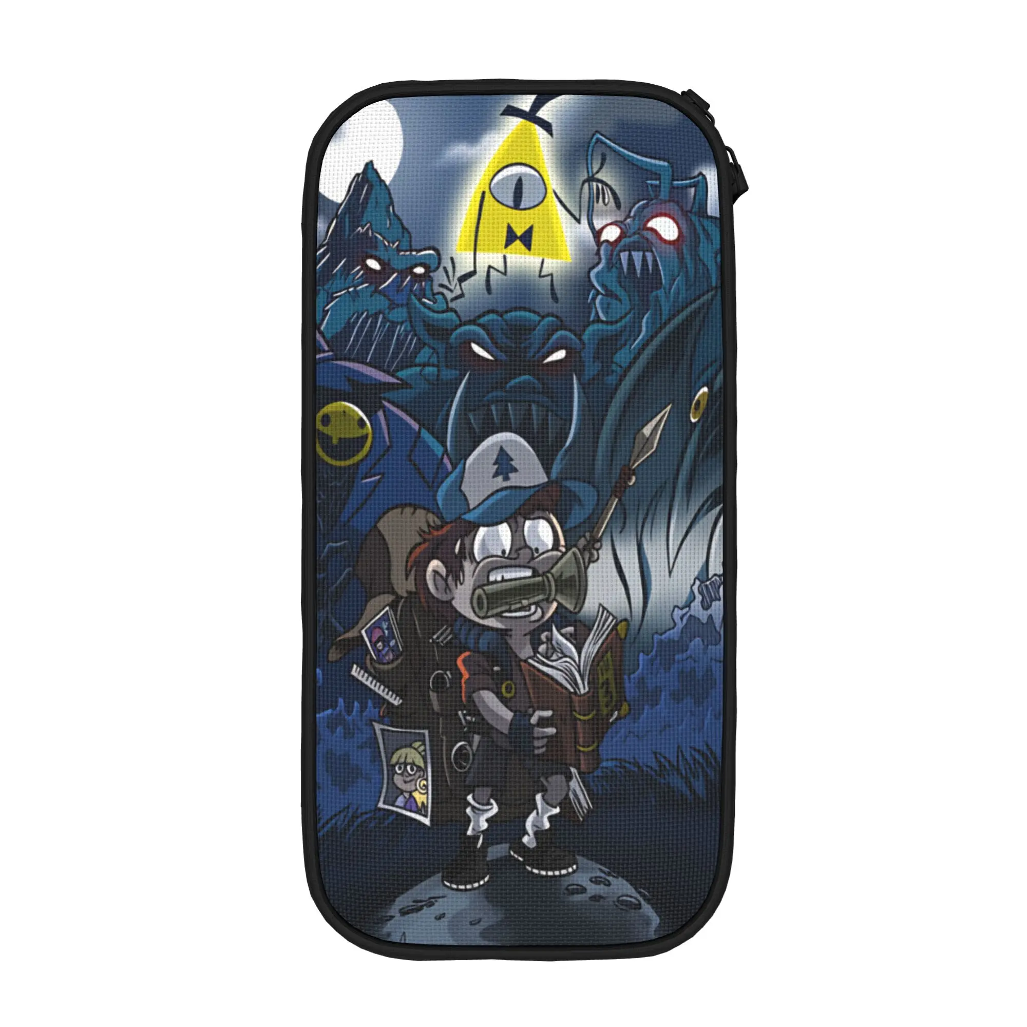 G-Gravity Falls Lunch Bag Bill Cipher Casual Lunch Box Office Portable Thermal Lunch Bags For Women Waterproof Print Cooler Bag
