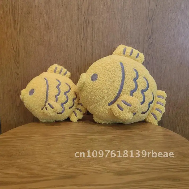 

Kawaii Taiyaki плюшевая игрушка кукла-рыба милая подушка с животными 22/32/42 см мягкая плюшевая подушка для девочек праздничный подарок