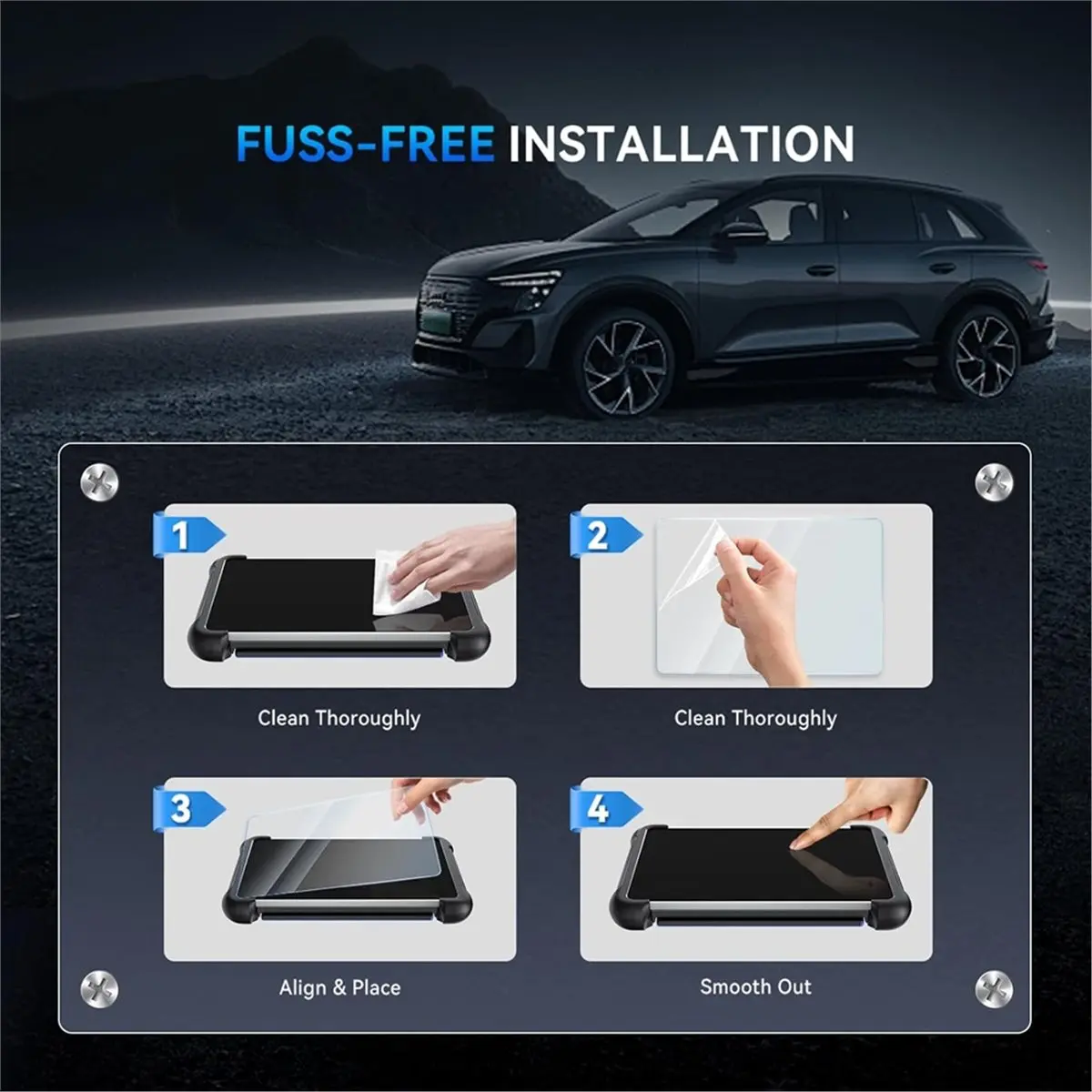 

Защитная пленка из закаленного стекла 8 дюймов для сканеров MUCAR 892BT / THINKSCAN 689BT