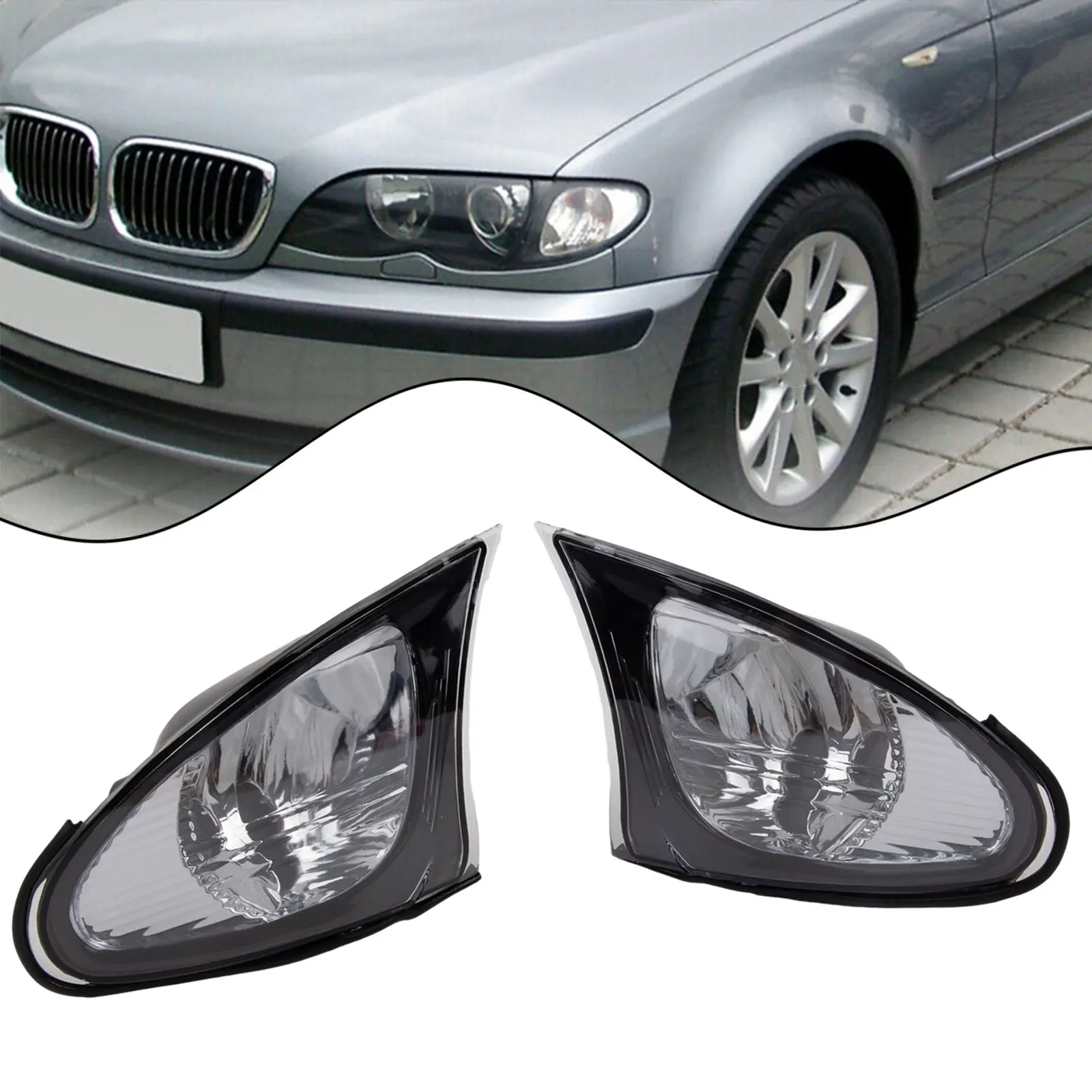 Parts & Accessories Corner Lights 1 Pair 63137165859 (Left) 63137165860 (Right) For BMW 325i 4-Door High Quality