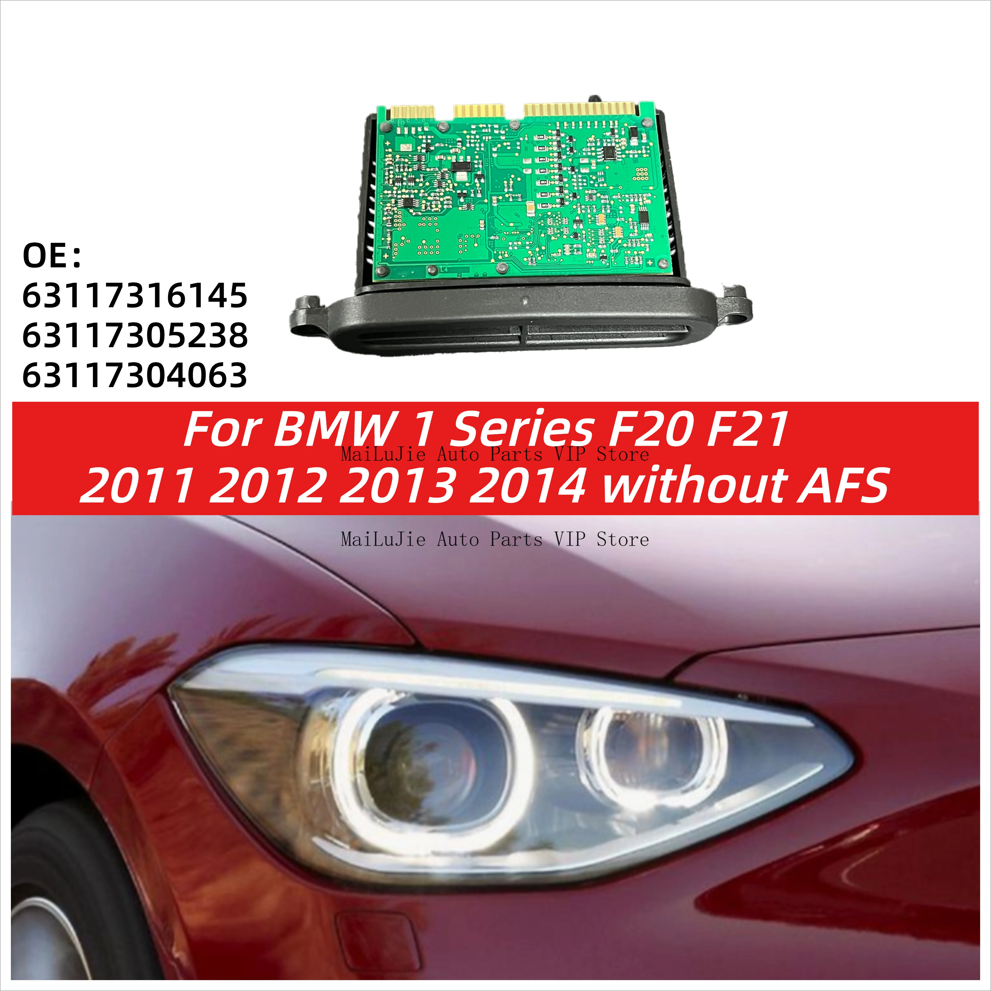 63117316145 63117305238 63117304063 For BMW 1 Series F20 F21 Xenon TMS Headlight Driver Module Control LED Unit Without AHL