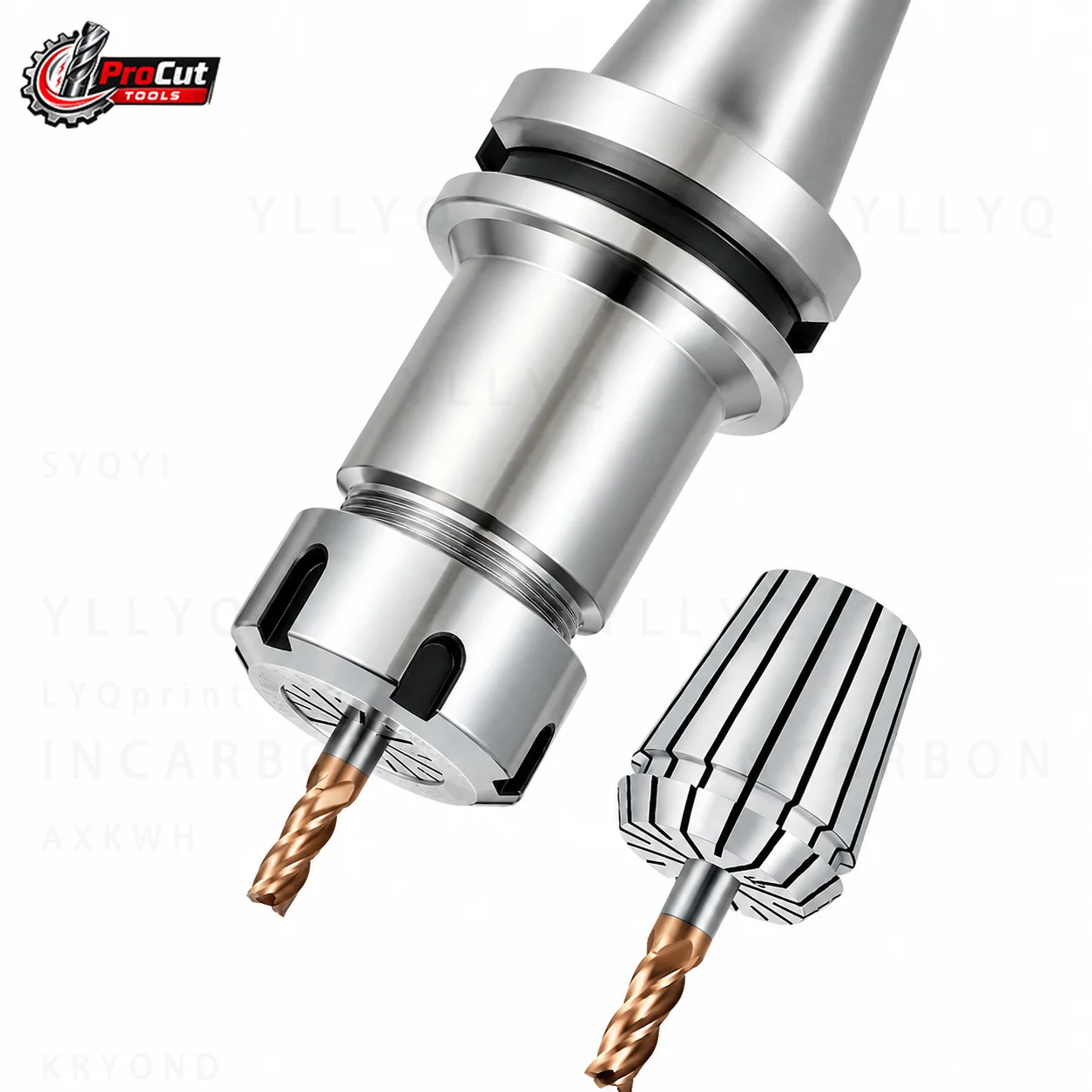 ER11 ER16 ER20 ER25 ER32 Precision 0.005mm ER Collet Chuck ER Series Extension Rod Tool Holder CNC Milling Lathe Collet