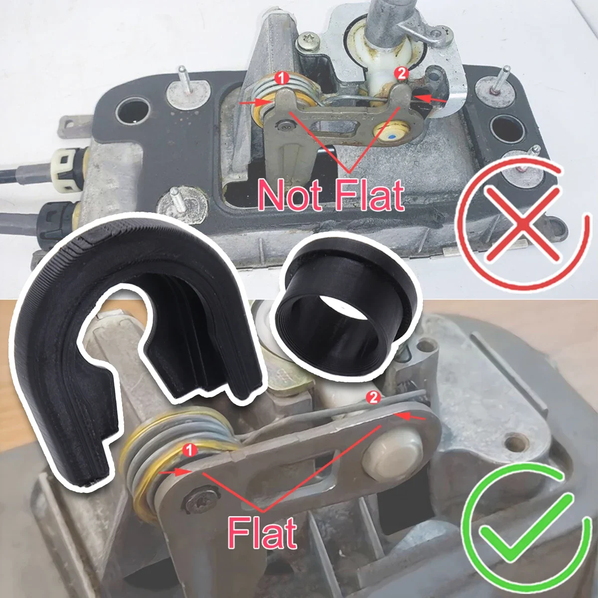 Complete Shifter Bushing Kit For VW Golf MK4 Bora Beetle Lupo Polo Sharan Gearbox Shifter Lever Selector Linkage End Accessories