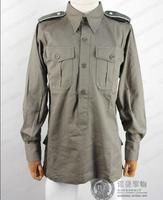 Germany Shirt Vintage WH Blouse Men Spring Grey Uniform