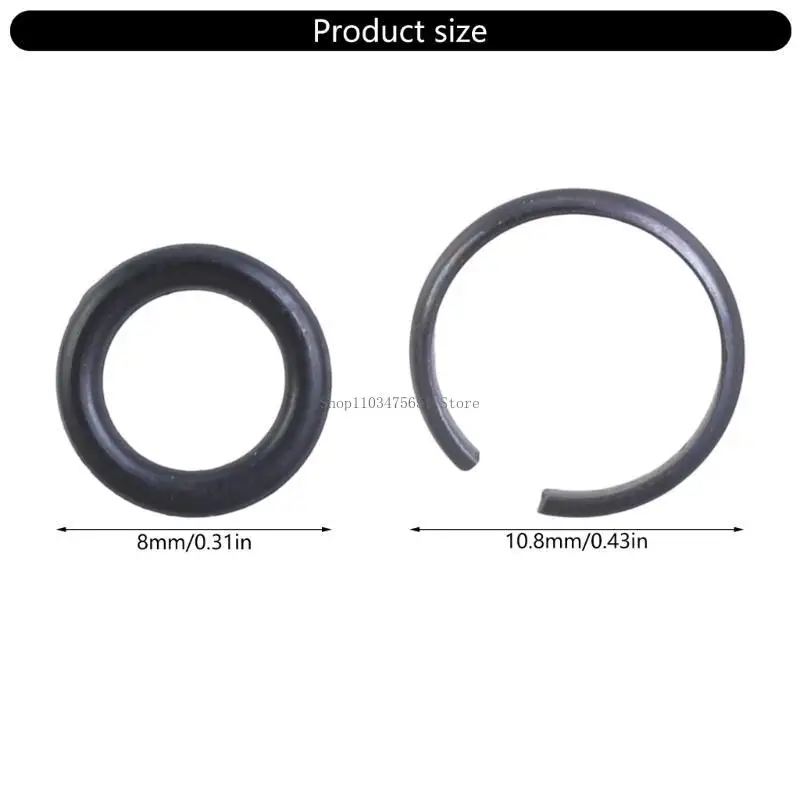 20 Einstellen 1/2-Zoll-Auswirkung Beibehaltung von Ringen Clip-Auswirkungen Ringe mit O-Ringen