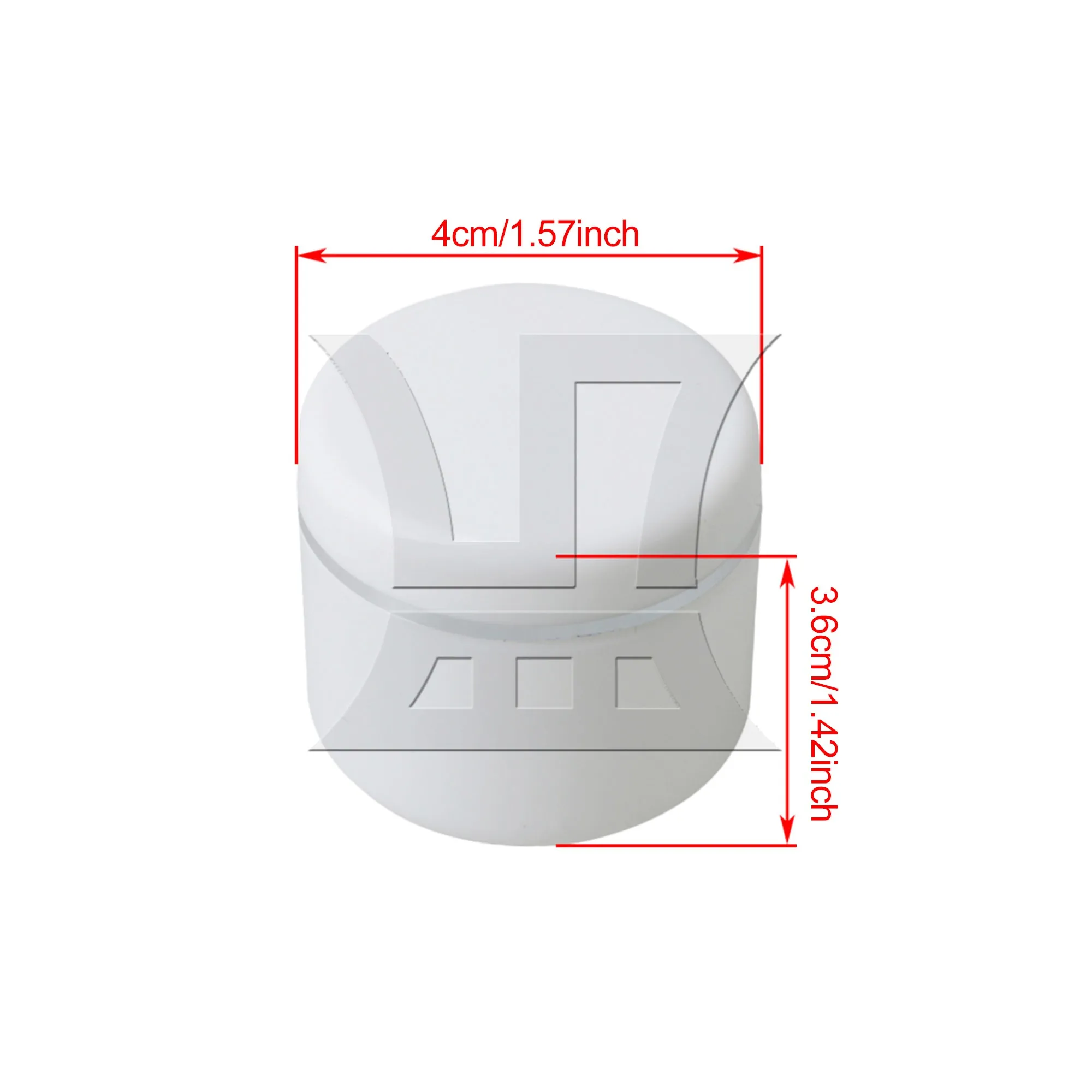 100 Pcs Round Creams Containers Plastic Makeup Jars Pot for Travel 30g