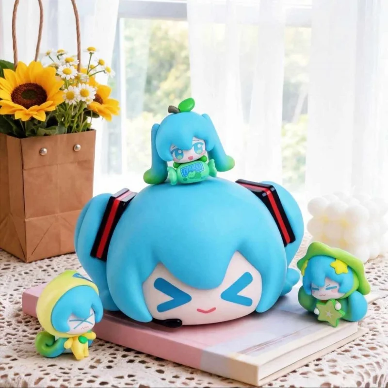 Funism Official Hatsune Miku Blind Box Qface Series Fruit Candy Theme Collectible Figurine Desktop Ornament Gift For Anime Fans