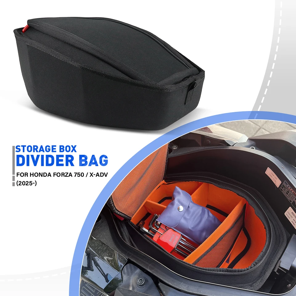 natal design × ride bag FOLDING BOX HIGH Star Moon Knight X-ADV 750 Seat Bucket Bag for Honda 2025
