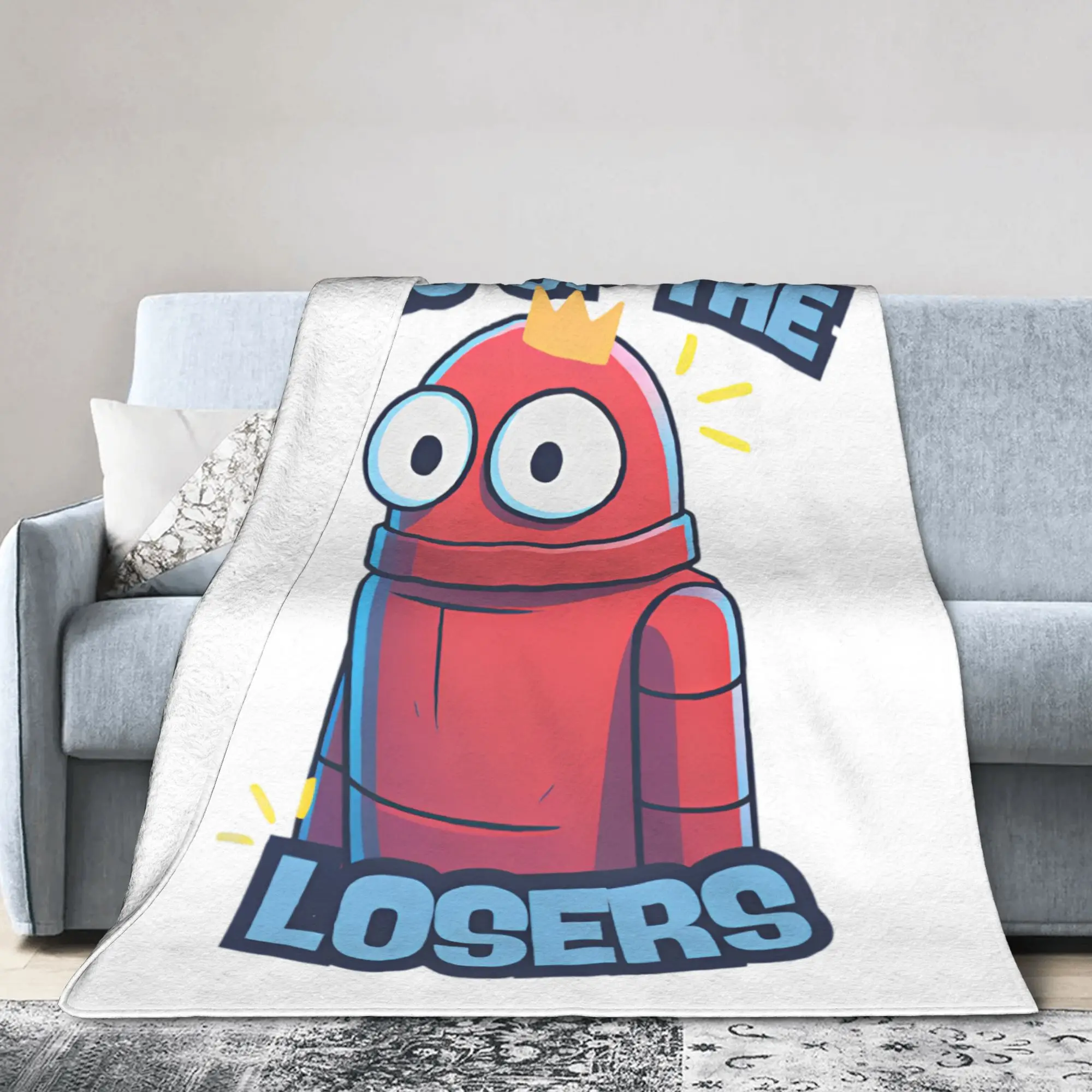R.E.P.O. King of the Losers Fleece Throw Blanket Game Repo Robot Blanket for Home Bedding Throws Ultra-Soft Thin Quilt Portable