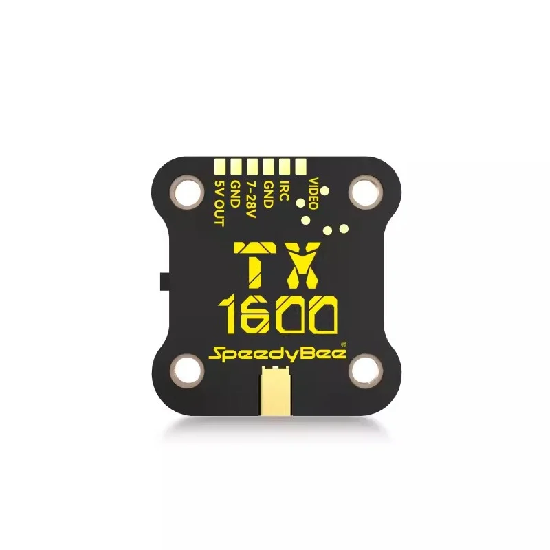 SpeedyBee TX ULTRA TX1600 5.8 جيجا هرتز 48CH 1.6 واط FPV VTX بالوعة الحرارة عالية الكفاءة 2-6S LIPO 20X20mm لطائرات بدون طيار FPV طويلة المدى