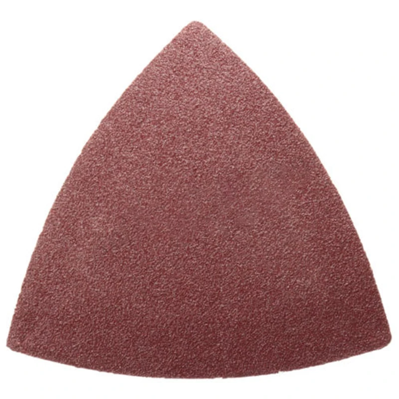 30pcs 90mm Delta levigatrice triangolare carta vetrata Hook & Loop carta abrasiva disco abrasivo strumenti per levigatura grana 60 80 120