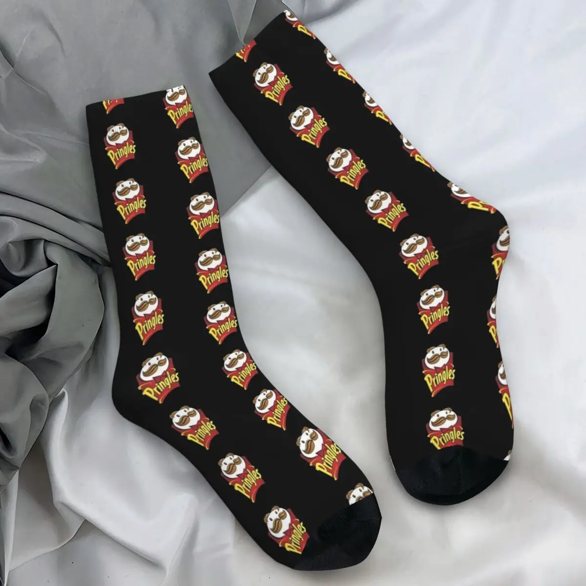 Pringles Chip Stockings Adults Men Chips Snack Socks High Quality Gothic Socks Winter Cycling Anti Skid Design Socks Gift