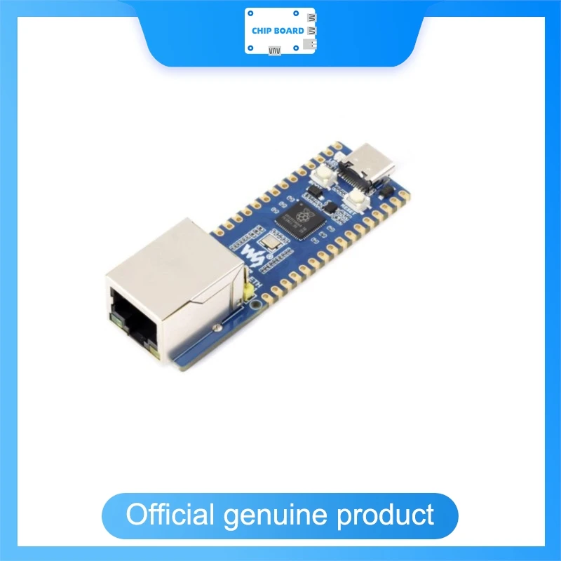 Waveshare RP2350-POE-ETH Board, Dual Core MCU with W6300 Ethernet Controller, PoE Module Expansion for Network Projects