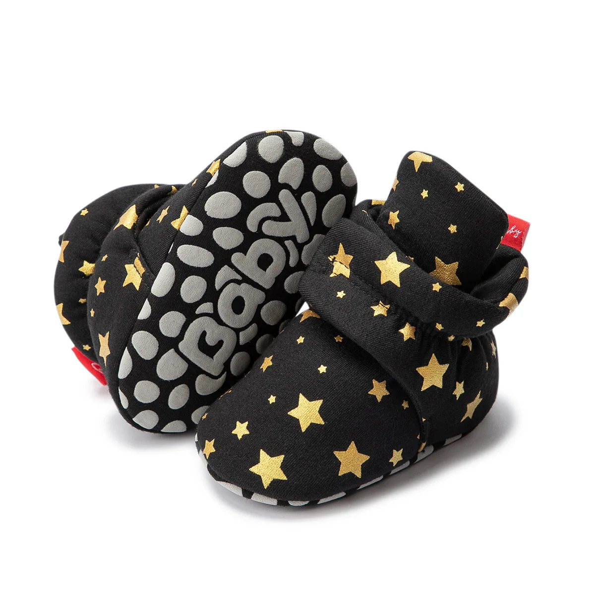 

Baby Socks with Anti-Slip Sole Soft Cotton First Walkers Booties for Infant Boy Girl Non-Slip First Walking Shoes for Toddlers