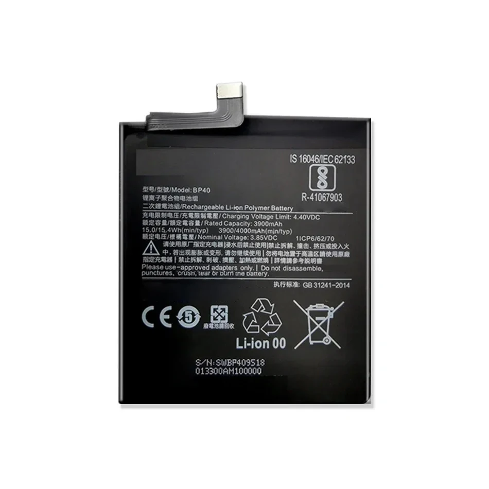 BP40 BP41 Battery For Xiaomi Redmi K20 Pro Mi 9T Pro 9TPro K20pro  K20 Mi 9T mi9T Bateria + Free tool