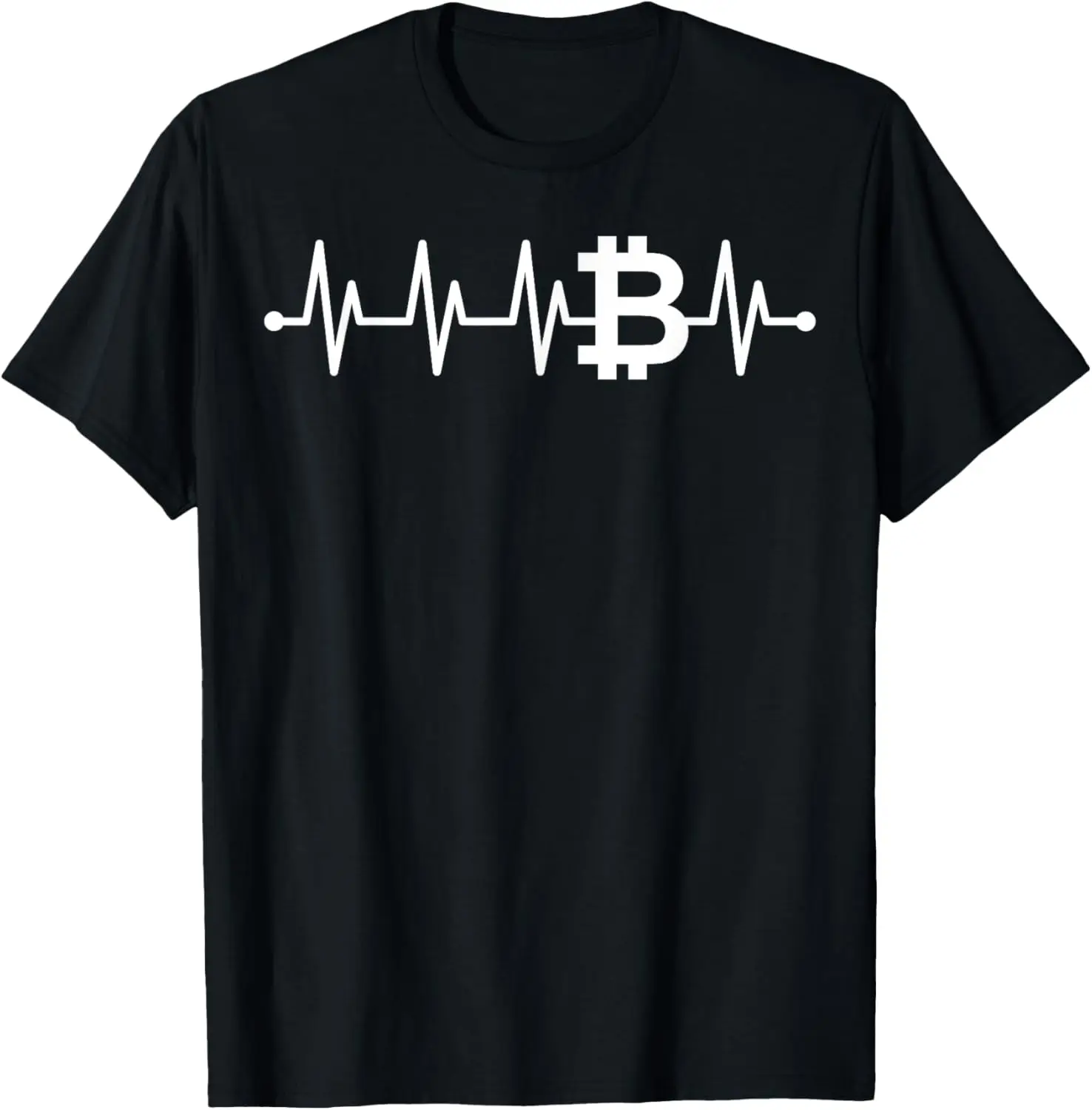 Bitcoin Heartbeat ECG Pulse T-Shirt