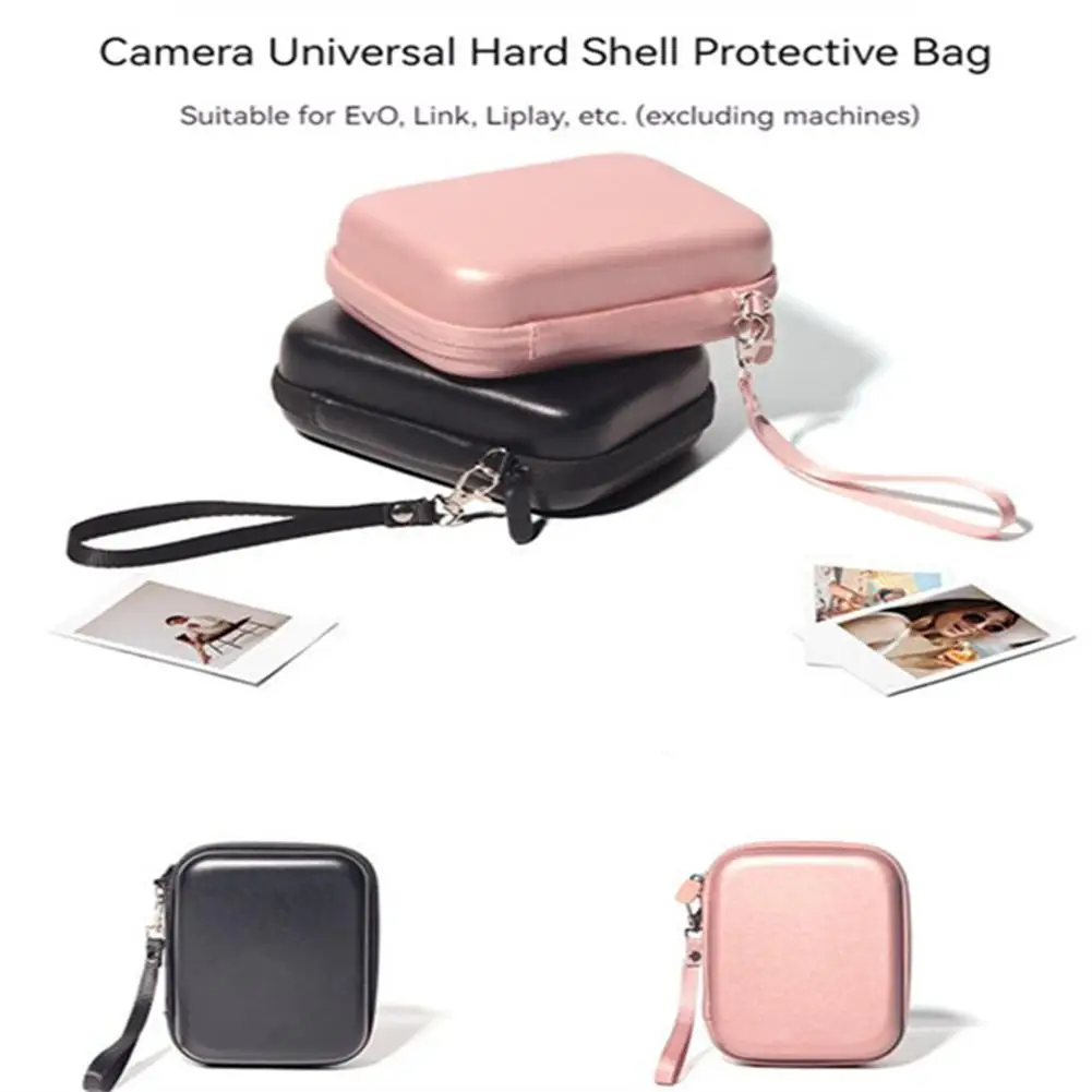 Universal Protective Case Hard Shell Carrying Bag With Inner Pocket Compatible For Fujifilm Instax Mini 11/EVO/Link/Liplay