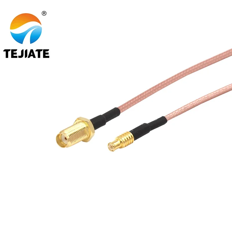 1 قطعة TEJIATE كابل محول MCX إلى SMA نوع MCX-J تحويل SMA-KY 8-90 سنتيمتر 1 متر 1.5 متر 2 متر طول موصل RG316 سلك