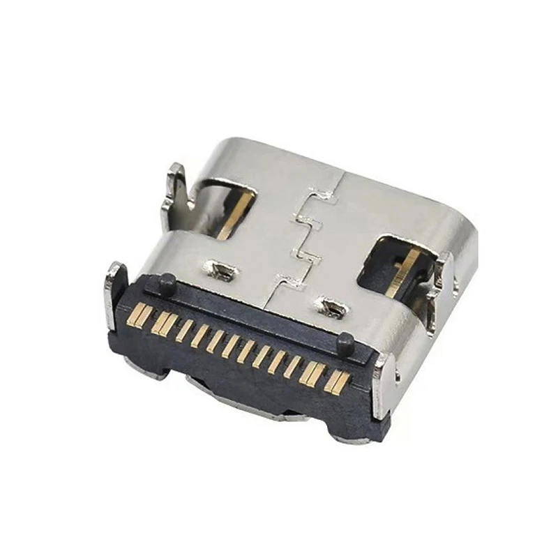 1/5/10PCS 16 Pin SMT Socket Connector Micro USB Type C 3.1 Female Placement SMD DIP For PCB Design DIY High Current Charging