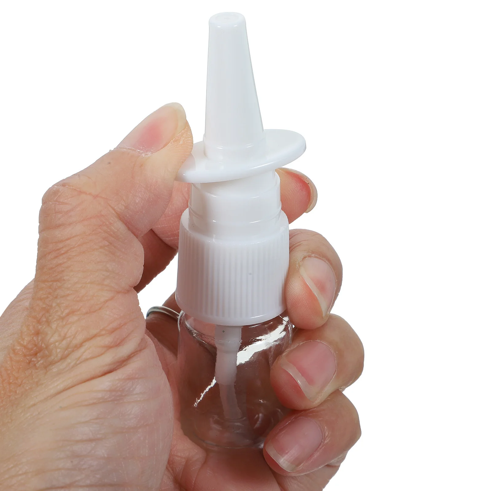 

20 pcs 5Ml Nasal Spray Bottle Thickened Portable Pet Plastic Container For Travel Outdoor Use Leakproof Direct Sprayer Skincare