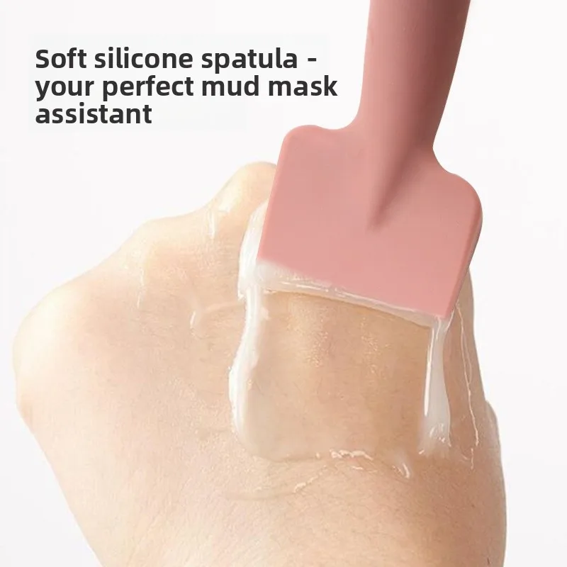 قطعة واحدة من فرشاة قناع الوجه المصنوعة من السيليكون برأس مزدوج أداة تجميل احترافية لنشر قناع طين الوجه الناعم والعناية بالبشرة #5