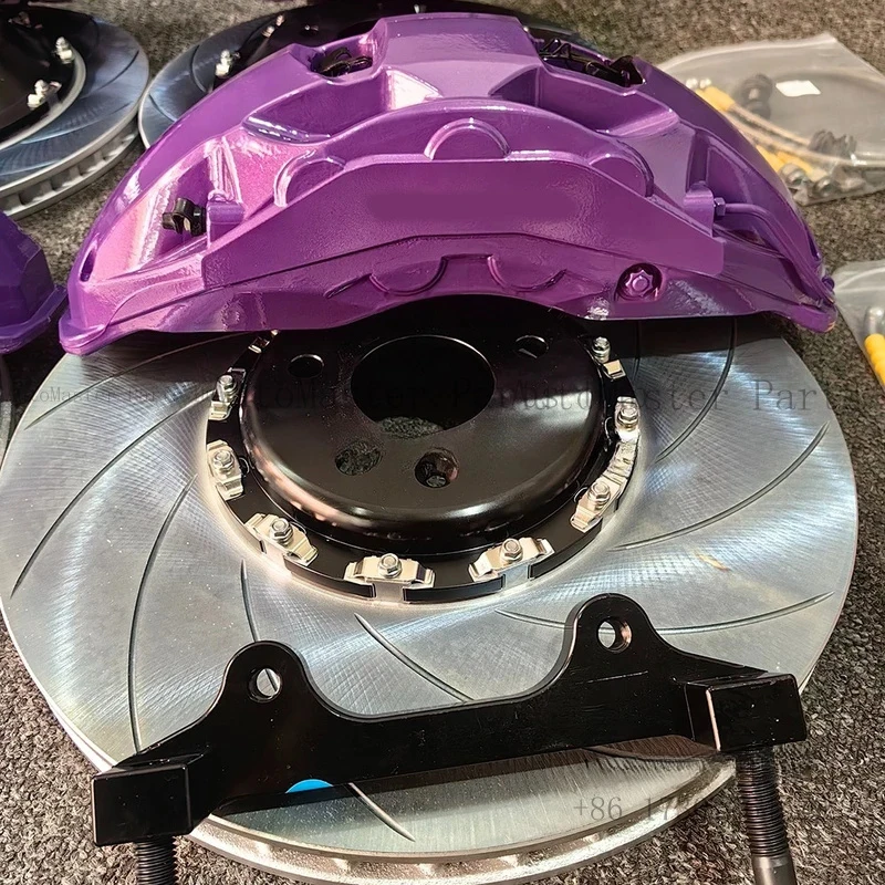 

Performance Purple 10n Brake Calipers 4 Pot Rear for Model S 2018 Model X Model 3 Slotted Disc 5x120 5x114.3 Bolts Pattern
