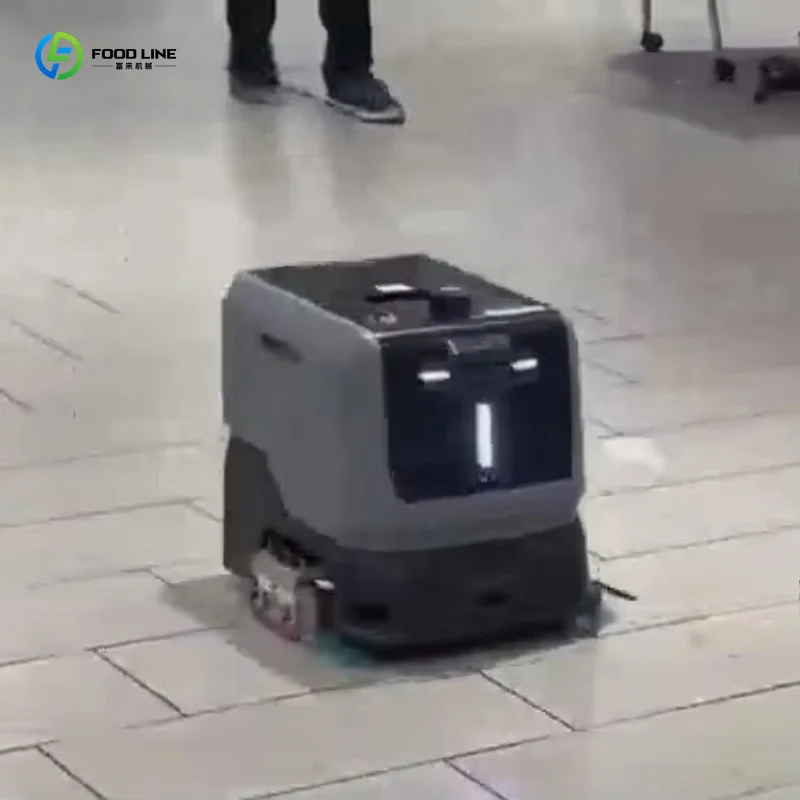 Customized Hotel Supermarket Dedicated Small Autonomous Sweeper Industrial Intelligent Floor Robot With Auto Charging
