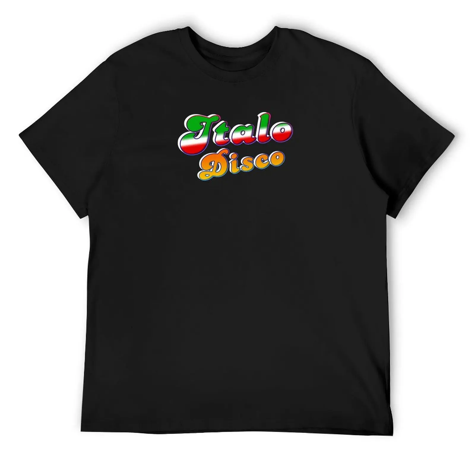 Футболка ITALO DISCO (классическая любовь), черные фигурки аниме, футболки с рисунком баскетбола, мужская одежда