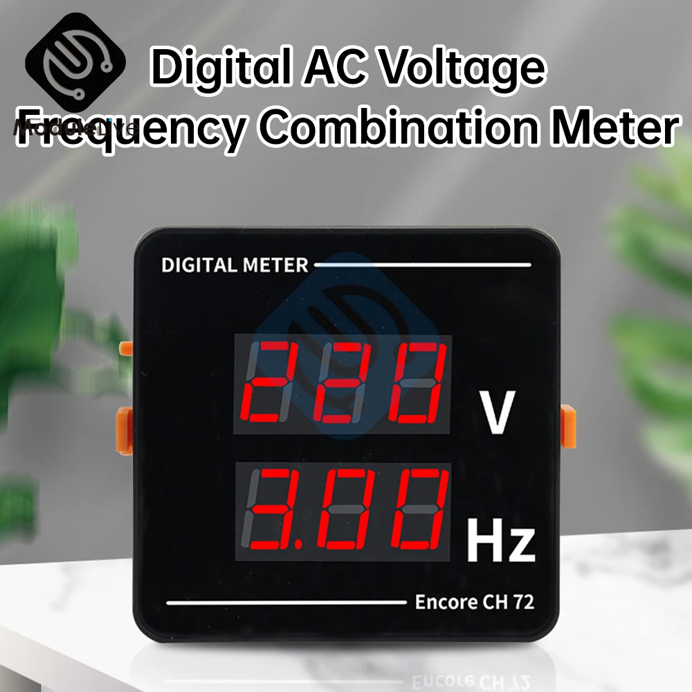 

Ac50-500v 10,0-99,9 Гц 72*72*32 мм измеритель с двойным дисплеем Высокоточный цифровой прибор цифровой дисплей Напряжение и ток