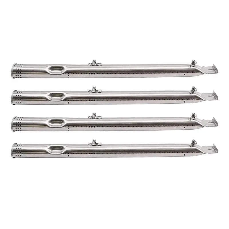 Brûleur à tube pour barbecue, paquet de 4, professionnel, facile à utiliser, remplacement pour barbecue, pour la cuisine, la plupart des modèles de gril à gaz, voyage