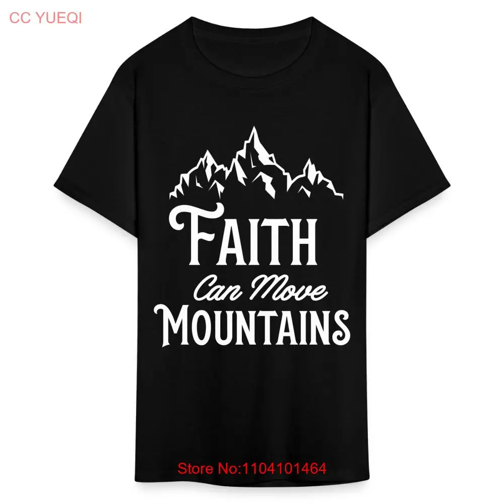 

Faith can move mountains shirt Catholic Religious Jesus Faith T-Shirt size S-6XL