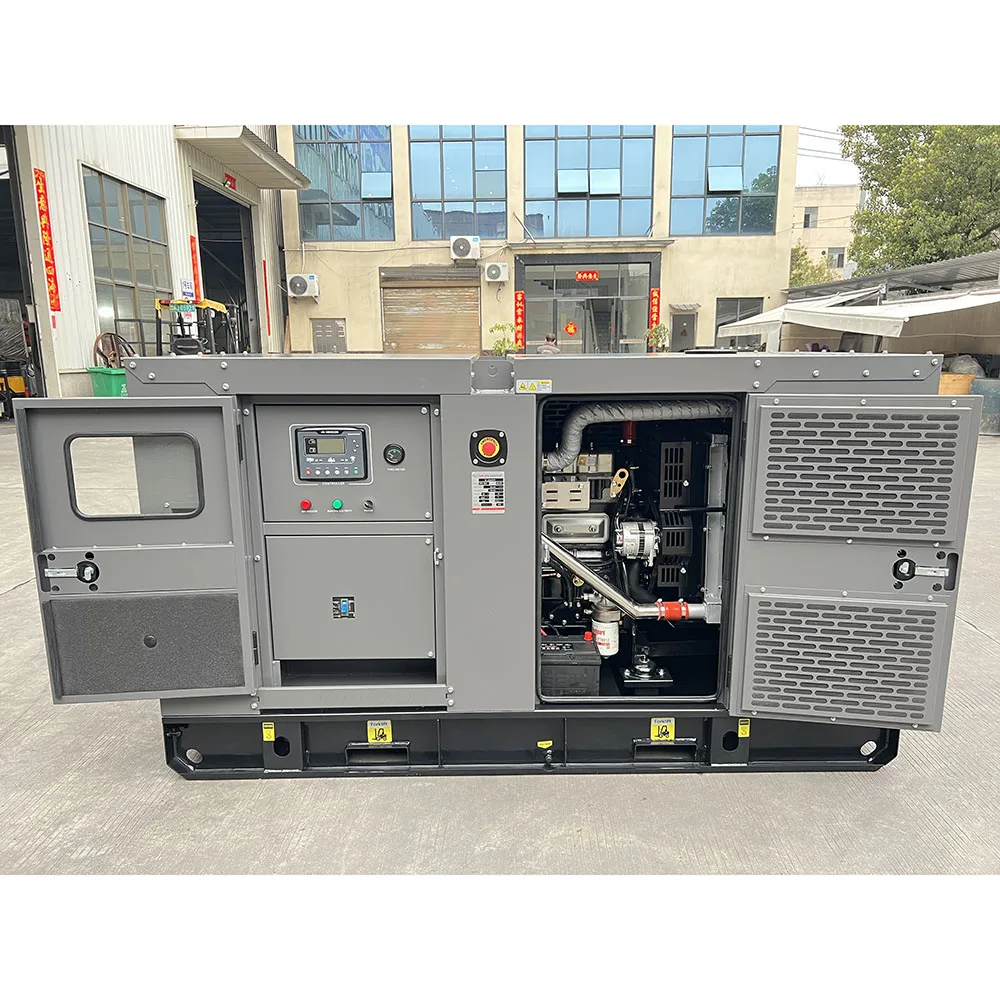 50kVA 40kW Ricardo Gray Silent Diesel Generator with Auto Start Remote Start ATS European Socket Lifting Ring