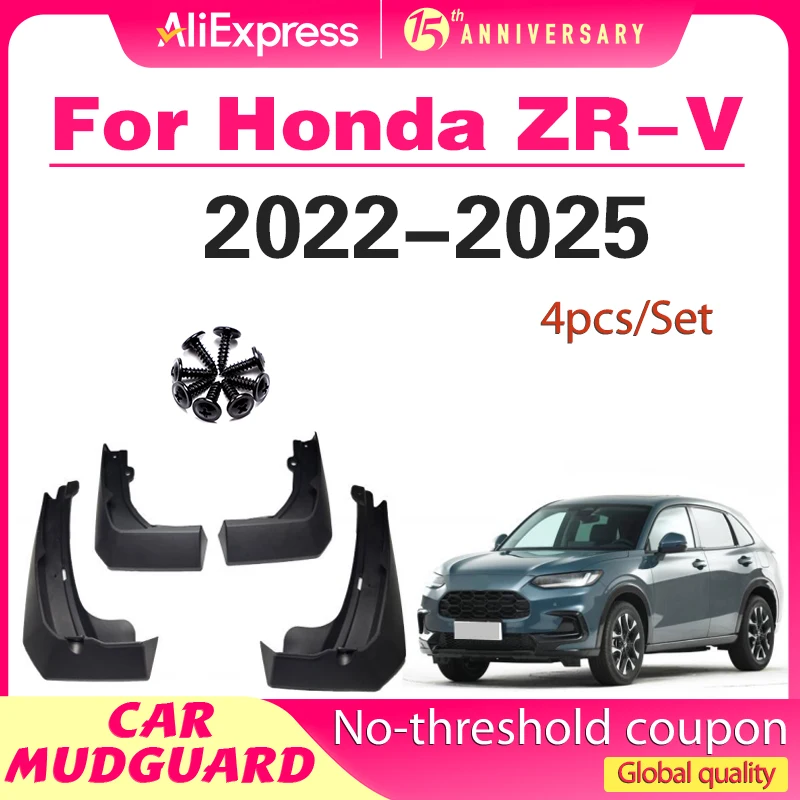 

Mudflaps for Honda ZR-V ZRV RZ US HRV 2023~2025 2024 Car Mud Flaps Splash Guards Mudguards Front Rear Wheel Fender Accessories