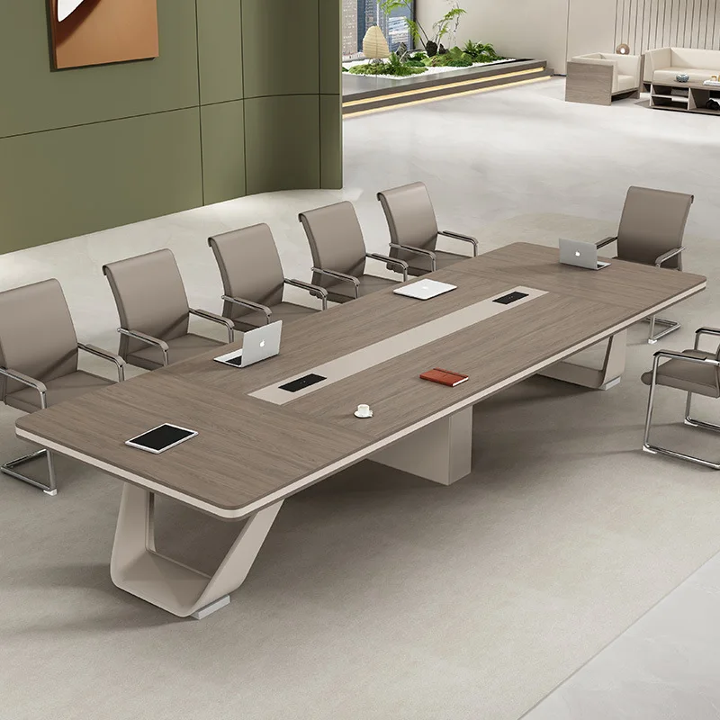 Conference table training office furniture plate rectangular office large simple modern negotiation