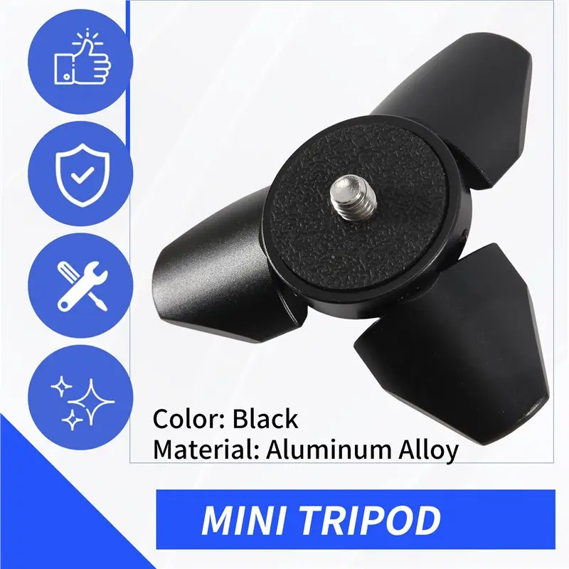 A53M-Mini Tripod Holder 1/4 Inch Screw For DJI OSMO Pocket 3 2 Action Camera Gimbal Stand Bracket Portable Travel Mount