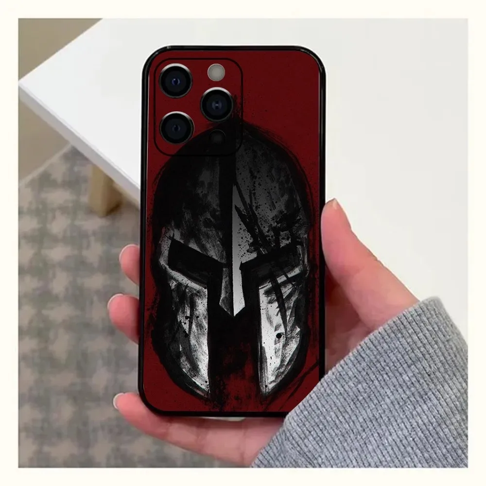 Spartan-n 300 Warrior-r movie Phone Case For Apple iPhone 15,14,13,12,11,Pro,X,XS,Max,XR,Plus,Mini Soft Black Cover