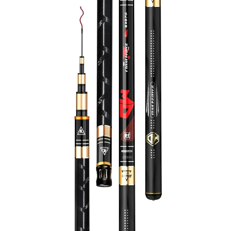 

Dawa-Carp Fishing Rod Carbon Ultra Light and Ultra Hard Comprehensive Platform Fishing Rod 4H/5H/6H Carp and Carp Slayer