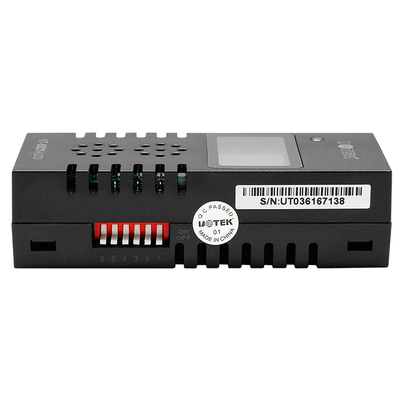 UOTEK UT-5521-LCD เซ็นเซอร์อุณหภูมิและความชื้นพร้อมสัญญาณเอาต์พุต RS485