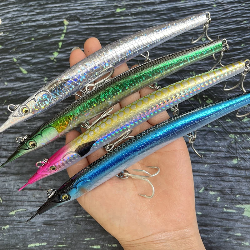 182mm 65g Heavy Sinking Pencil Lure Sea Fishing Tuna Long Cast Artificial Plastic Hard Bait Sickbaits Seabass Swimbait Tackle