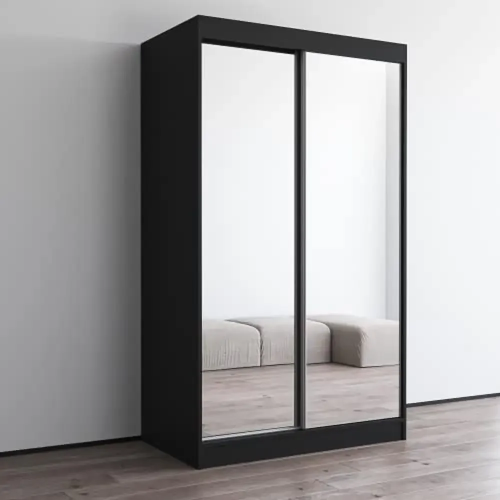 Contemporary Black Wardrobe Armoire 47