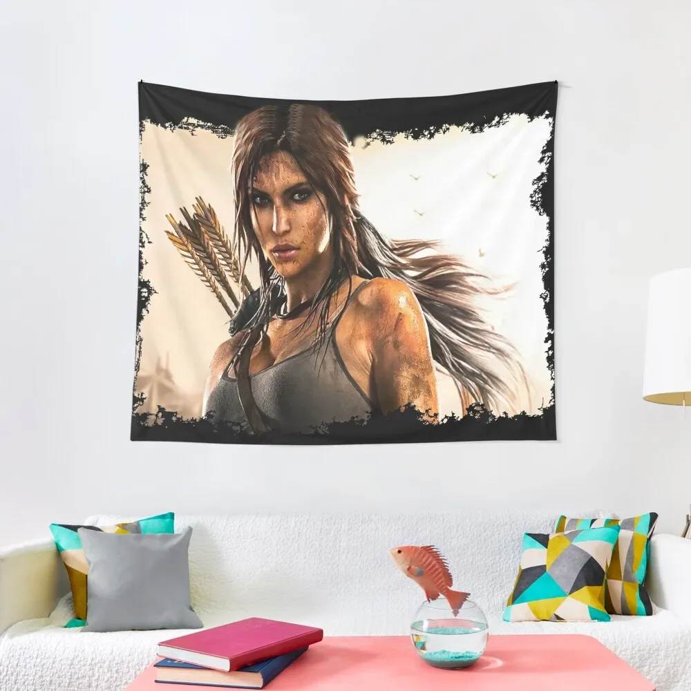 

Lara Croft Tomb Raider II 8K Tapestry Room Decorations Aesthetics Home Decoration Accessories Bed Room Decoration Tapestry