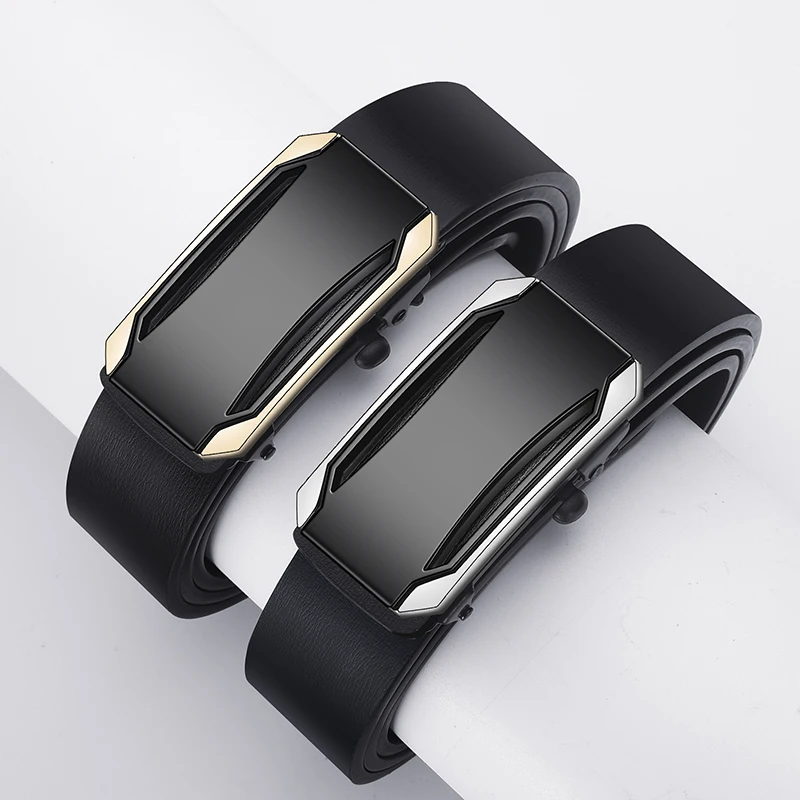 

Automatic Buckle Men's PU Belt Fashion Men's Business Belt Personality Trend Men's Casual Wear Belt