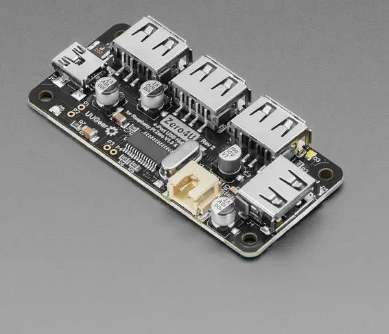 

4115 Zero4U - 4-Port USB Hub without Pogo Pins - v1.3