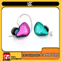 Kz zstx 1dd + 1ba driver híbrido fone de ouvido com cancelamento de ruído fone de ouvido com cabo substituível de 2 pinos kz zst