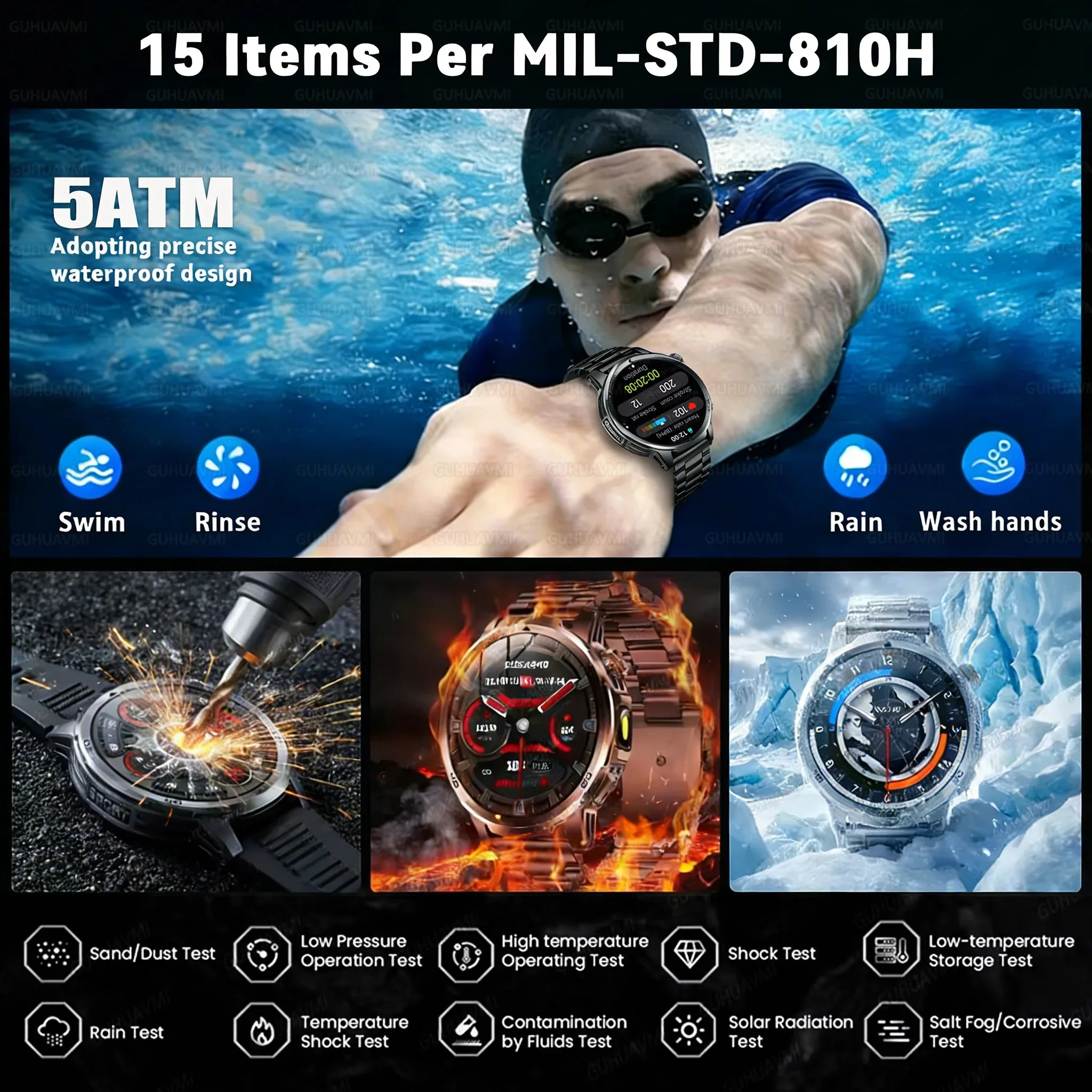 Neue Militär-Abenteuer-Smartwa – Outdoor Adventure World Bewertung und Preis