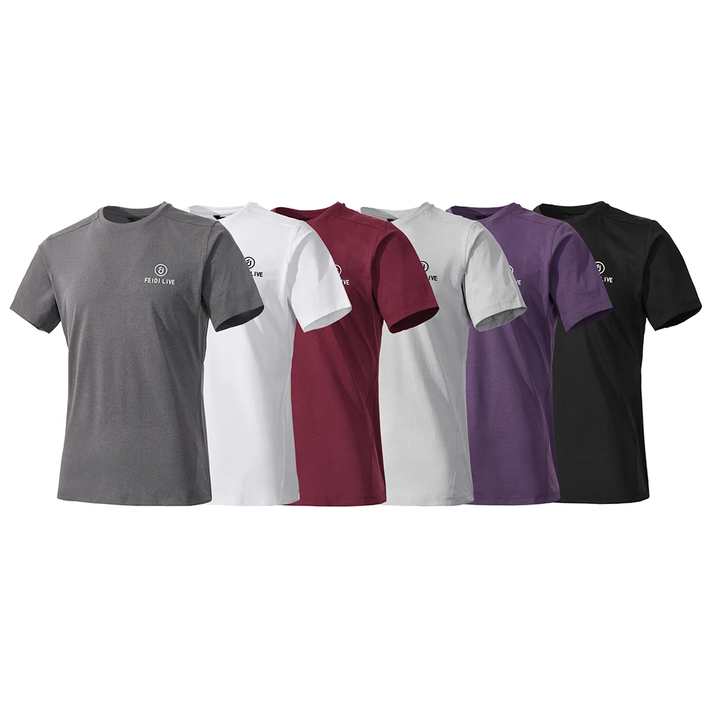 Men Fitness Gym t-Shirt Quick Dry Sport Running Shirts Man Short Sleeve Bodybuilding Top Training Football Jersey Man Sportswear