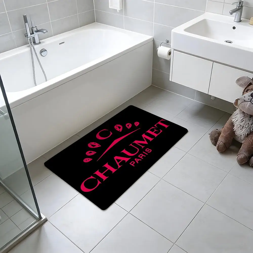 Premium Comfort C-Chaumett Floor Mat Absorbent Floor Mat Non-Slip Entrance Rug for Bathrooms Restrooms and Toilets